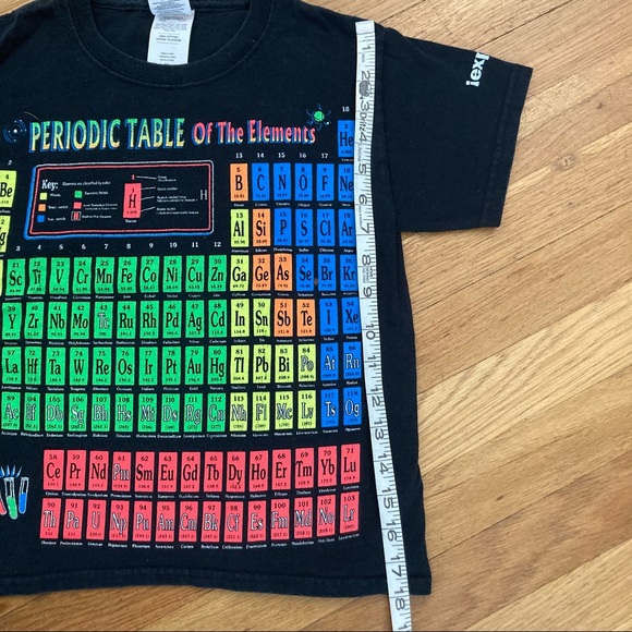 Periodic Table of Elements T-Shirt Child XS Black - Picture 8 of 12
